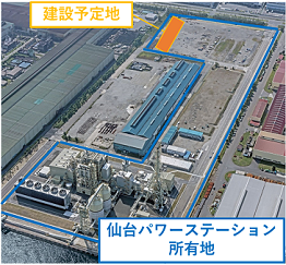 仙台パワーステーション 俯瞰図