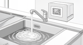 食器洗浄エリア