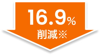 17.0%削減