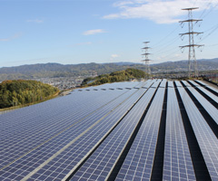 けいはんな太陽光発電所（京都府精華町）