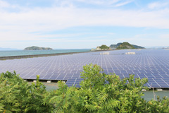 有田太陽光発電所（和歌山県有田市）
