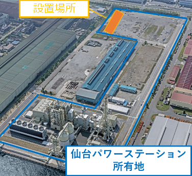 仙台パワーステーション 俯瞰図